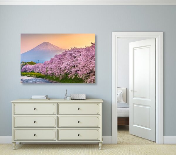 Tablou vulcanul japonez Fuji