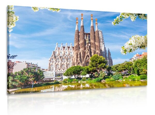 Tablou catedrala în Barcelona
