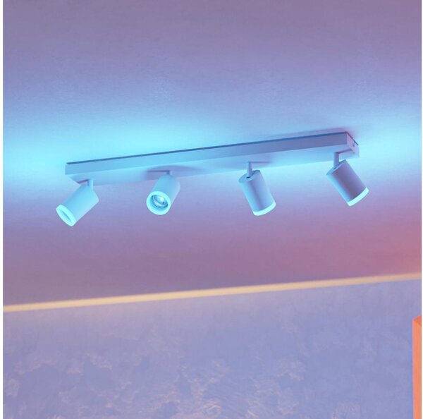 Eglo 901944 - Spot LED RGBW dimabil MELITELLO-Z 4xLED/3,7W/230V alb