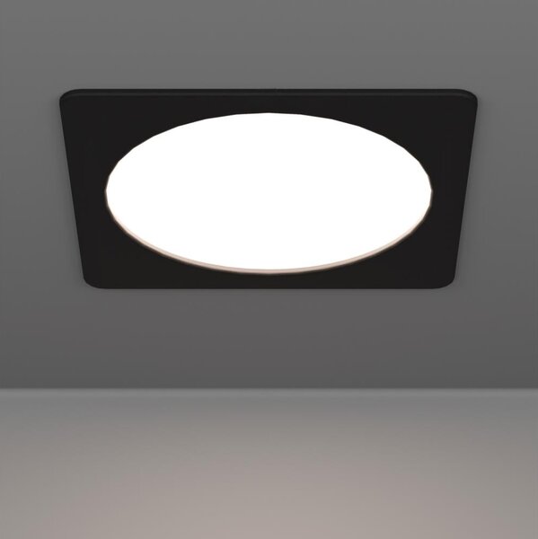 Eglo 901393 - Plafonieră LED FUEVA, 18,5W/230V, 21,6x21,6 cm, neagră
