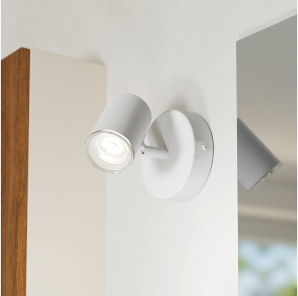 Eglo 901961 - Aplică spot de perete pentru baie CONSUMA, 1xGU10/5W/230V, IP44, alb