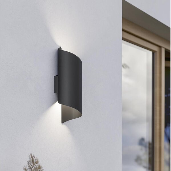 Eglo 902023 - Aplica LED de perete pentru exterior MONTARELLO, 2xLED/4W/230V, IP44, negru