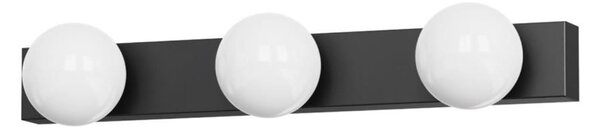 Brilagi - Lumină LED pentru oglindă de baie HOLLYWOOD, 3xLED/3W, 230V, IP44, negru
