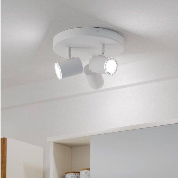 Eglo 901962 - Spot pentru baie CONSUMA, 3x GU10/5W/230V, IP44, alb