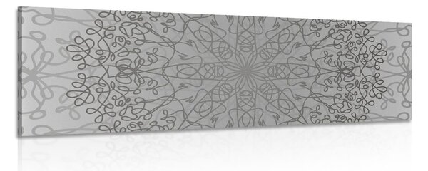 Tablou ornament circular gri