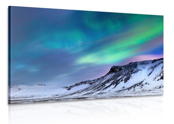 Tablou aurora polară norvegienă