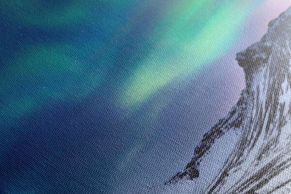 Tablou aurora polară norvegienă