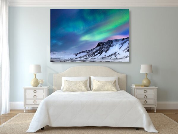 Tablou aurora polară norvegienă