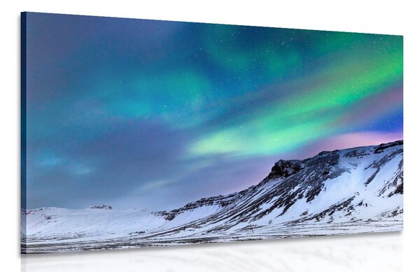 Tablou aurora polară norvegienă