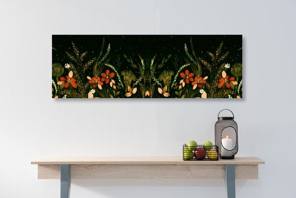 Tablou cu ornament floral