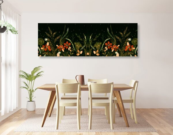 Tablou cu ornament floral