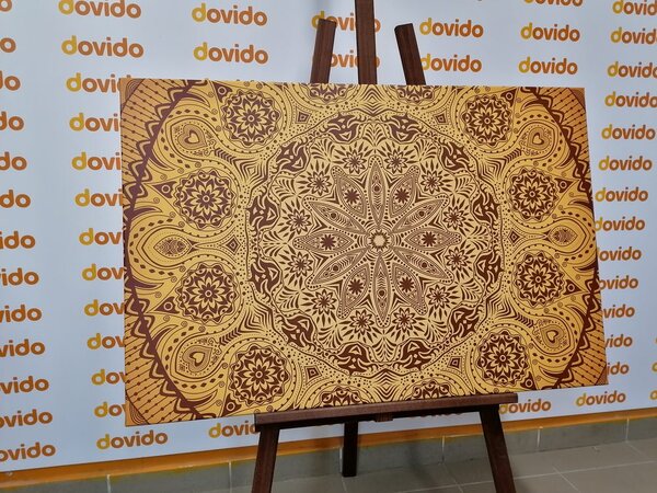 Tablou Mandala ornamentală cu dantelă
