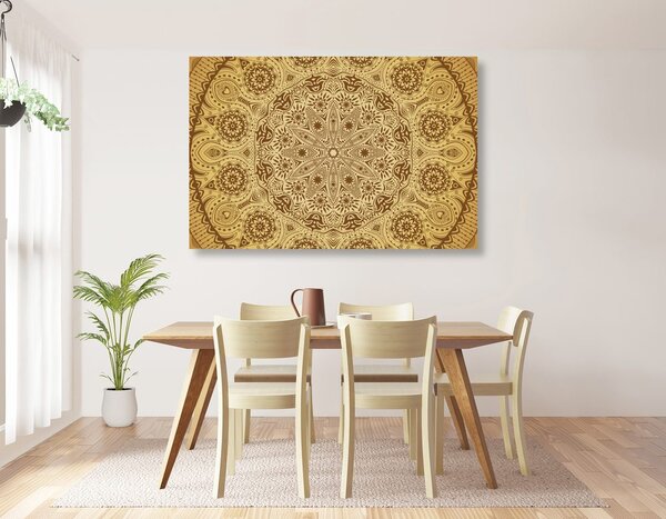 Tablou Mandala ornamentală cu dantelă
