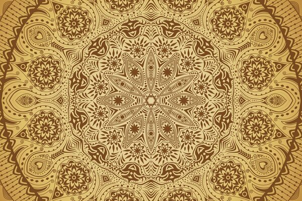 Tablou Mandala ornamentală cu dantelă