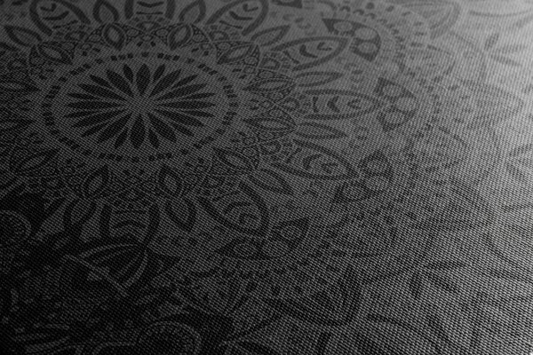 Tablou Mandala elegantă în design alb-negru