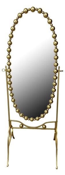 Oglinda Present metal auriu 65.5x49x170 cm