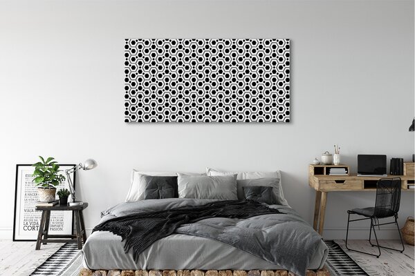 Tablouri canvas hexagoane
