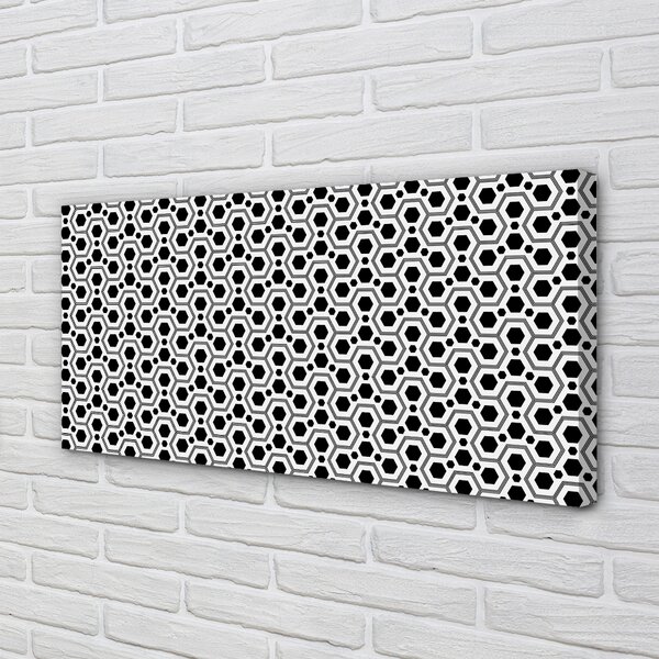 Tablouri canvas hexagoane