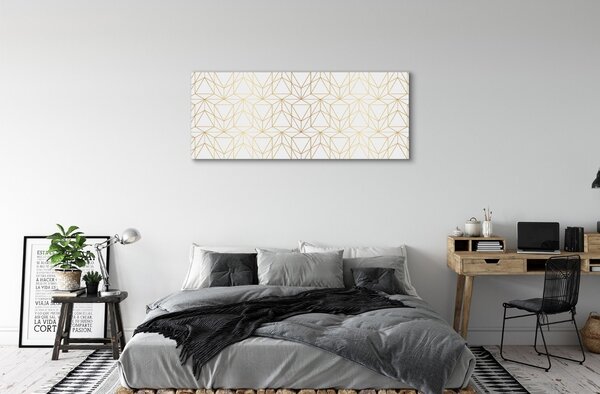Tablouri canvas Contururile de triunghiuri