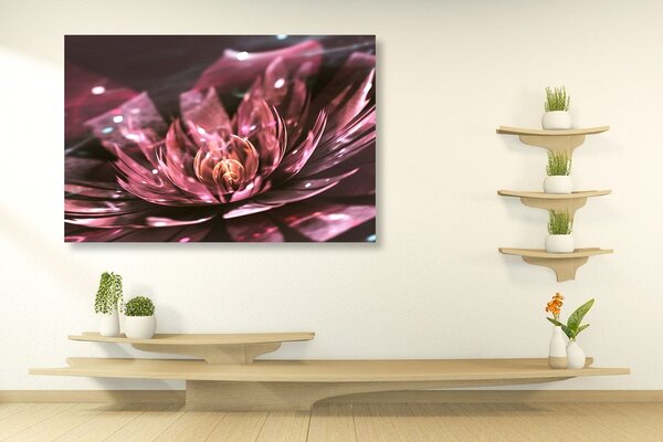 Tablou iluzie florală