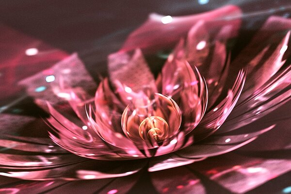 Tablou iluzie florală