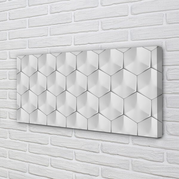 Tablouri canvas hexagoane 3d