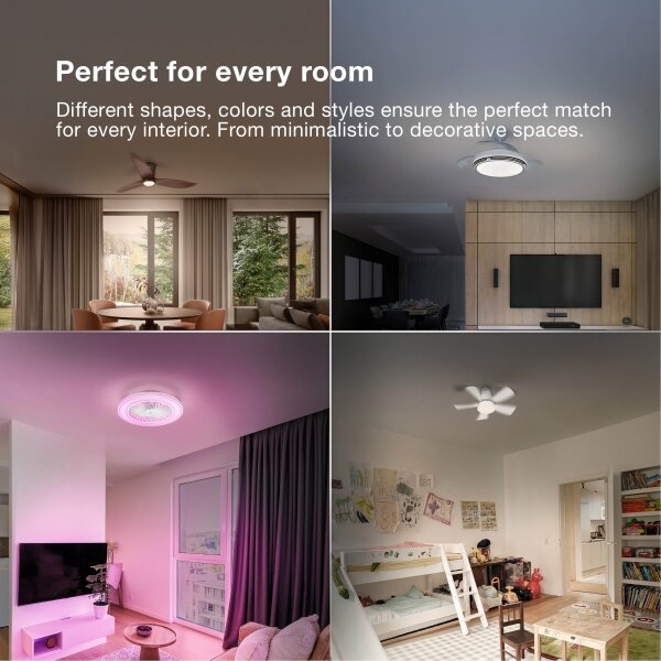 Osram - Corp de iluminat LED reglabil cu ventilator PONIENTE LED/36W/230V 3000/4000/6500K + telecomandă