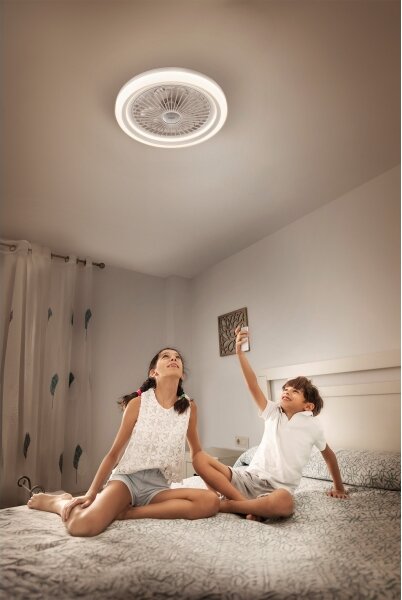 Osram - Corp de iluminat LED dimabil cu ventilator SOLANO LED/26W/230V 3000/4000/6500K + telecomandă