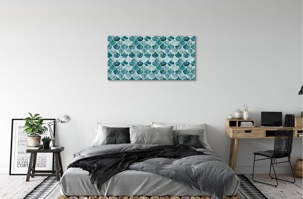 Tablouri canvas model pește la scară