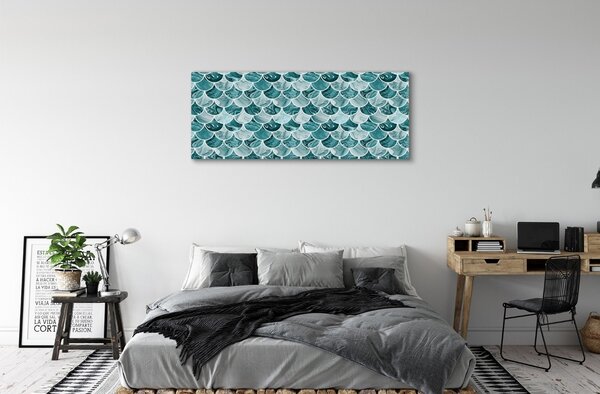 Tablouri canvas model pește la scară