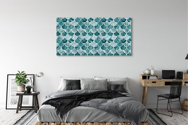 Tablouri canvas model pește la scară