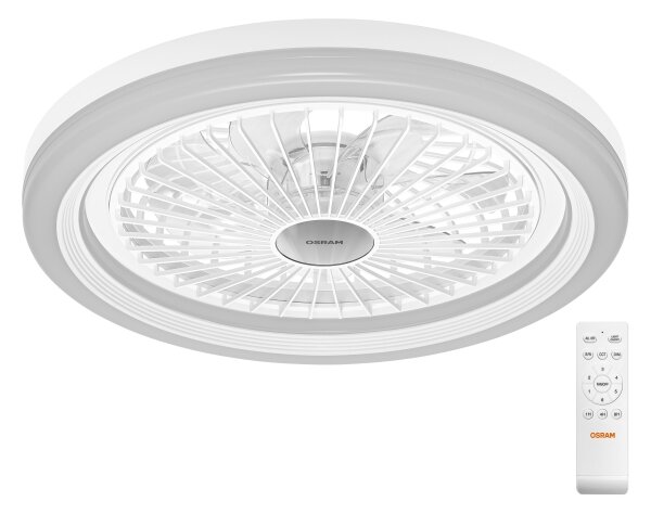 Osram - Corp de iluminat LED dimabil cu ventilator SOLANO LED/26W/230V 3000/4000/6500K + telecomandă