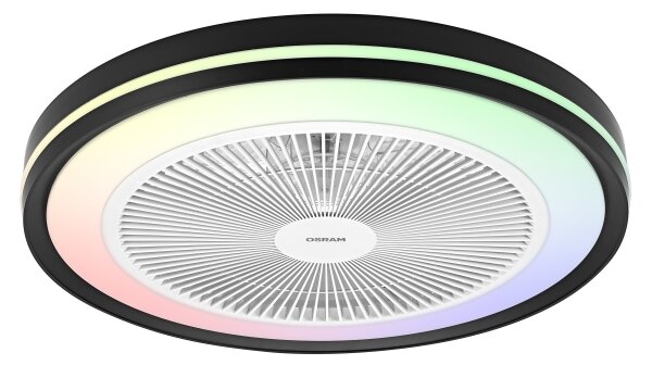 Osram - Corp de iluminat LED RGB reglabil cu ventilator MURLAN LED/26W/230V 3000-6500K + telecomandă
