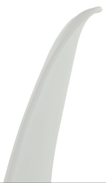 Scaun SINTIA, alb/stejar, plastic/metal, 46x53x85 cm
