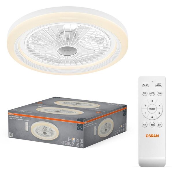 Osram - Corp de iluminat LED dimabil cu ventilator SOLANO LED/26W/230V 3000/4000/6500K + telecomandă