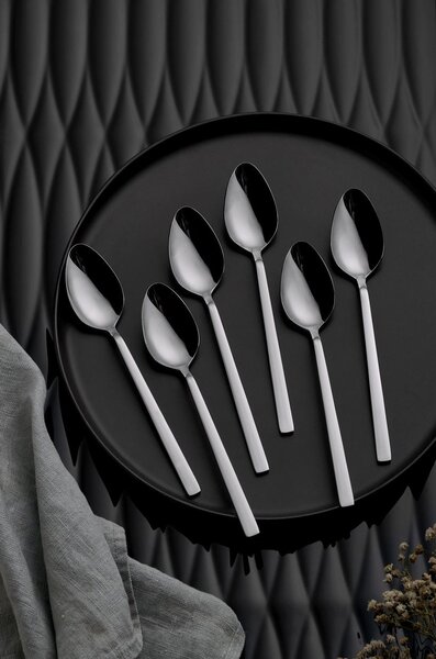 Set tacamuri 30 bucati Deniz30 Crom 21x4.2 cm