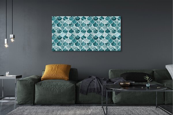 Tablouri canvas model pește la scară