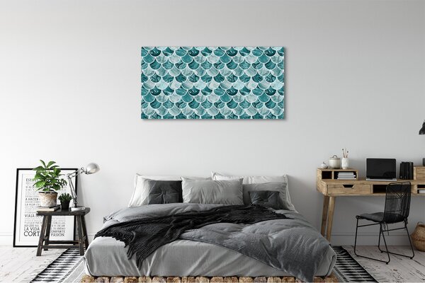 Tablouri canvas model pește la scară