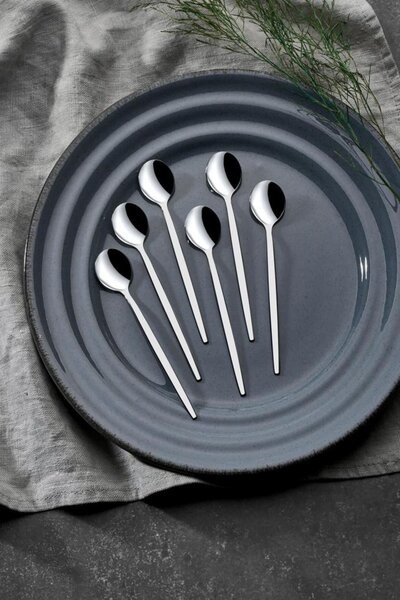 Set tacamuri 30 bucati Mokk30 Crom 21x4.7 cm
