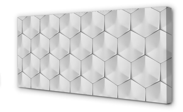 Tablouri canvas hexagoane 3d