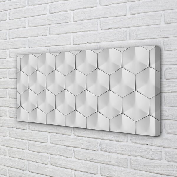 Tablouri canvas hexagoane 3d