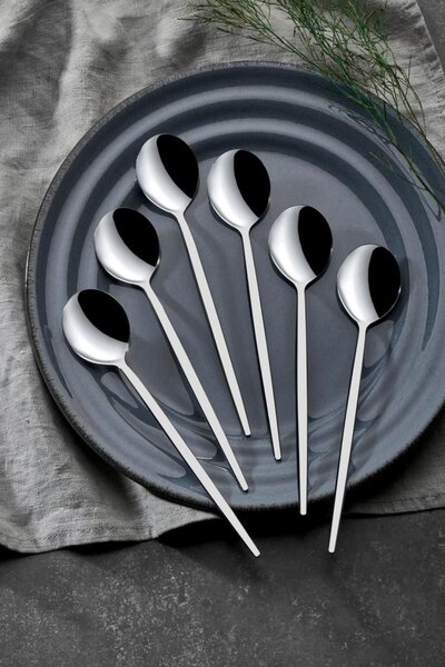 Set tacamuri 30 bucati Mokk30 Crom 21x4.7 cm