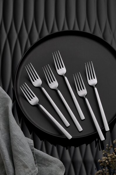 Set tacamuri 30 bucati Deniz30 Crom 21x4.2 cm