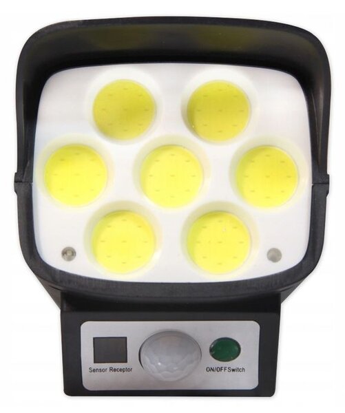 Aplica solara, cob LED reflector, camera falsa cu senzor de miscare, 5500-6000K, IP65
