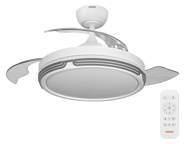 Osram - Lampă LED reglabilă cu ventilator LEVECHE LED/36W/230V 3000/4000/6500K + telecomandă