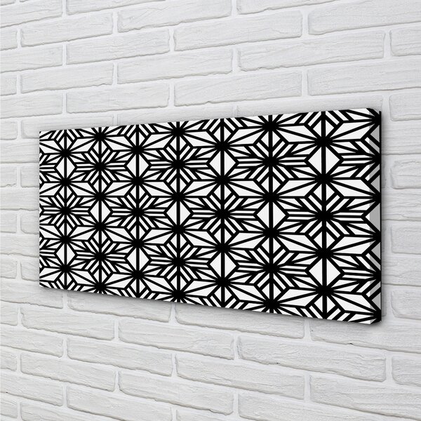 Tablouri acrilice model geometric floral