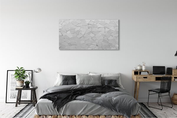 Tablouri canvas poligoane gri