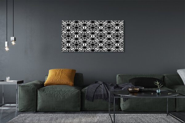 Tablouri acrilice model geometric floral