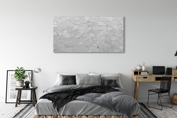 Tablouri canvas poligoane gri