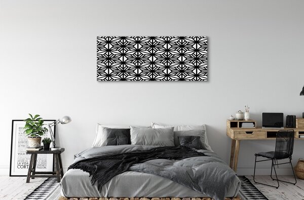 Tablouri acrilice model geometric floral